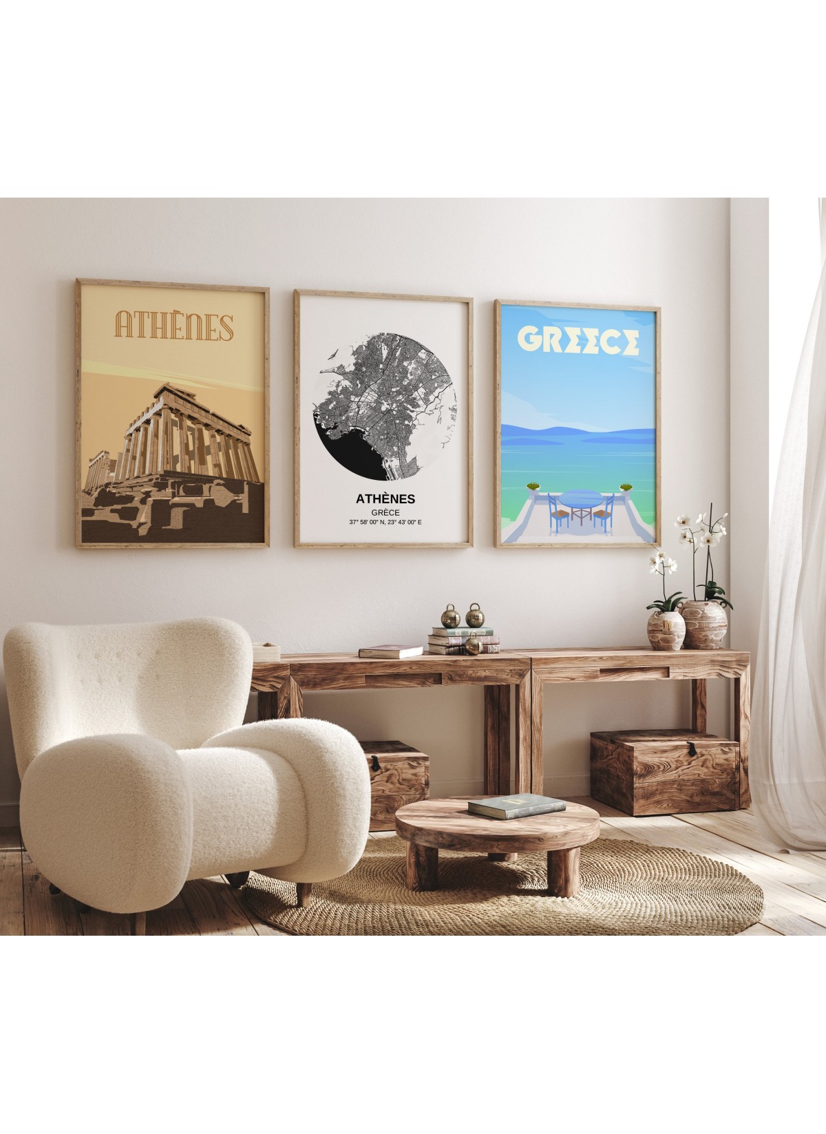 Affiche ville Athènes