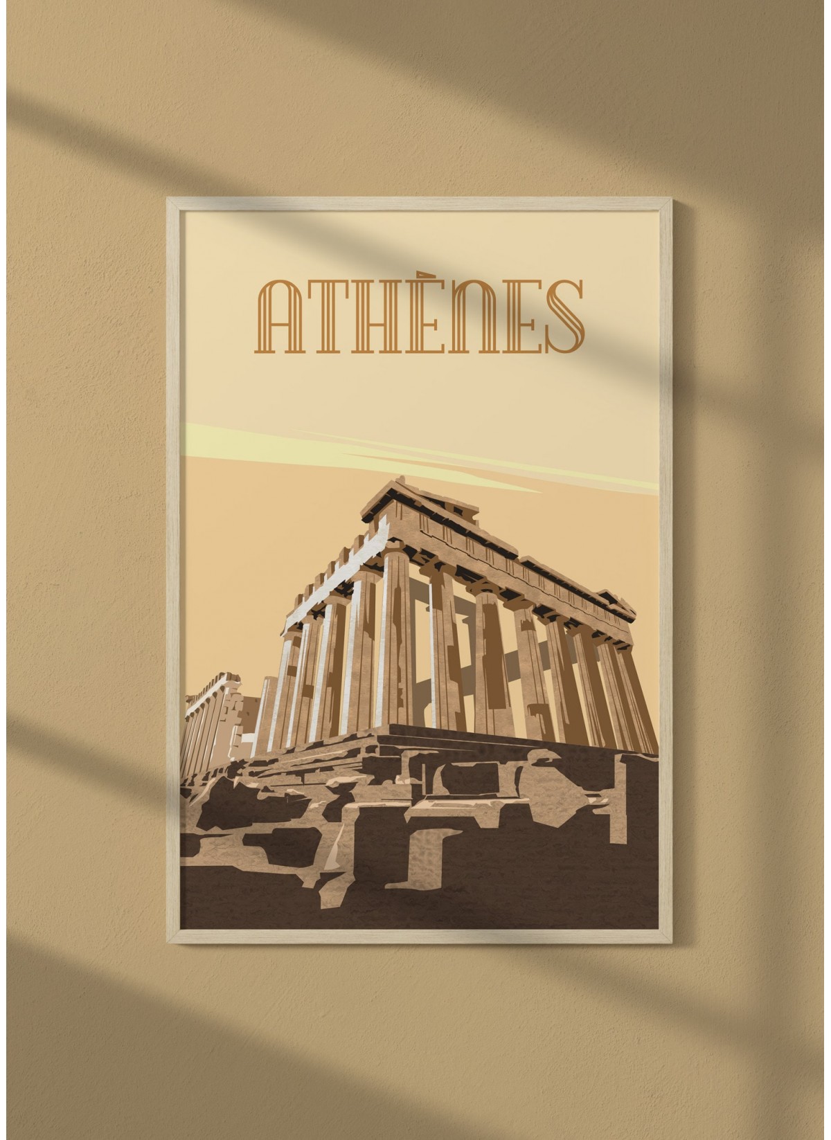 Affiche ville Athènes
