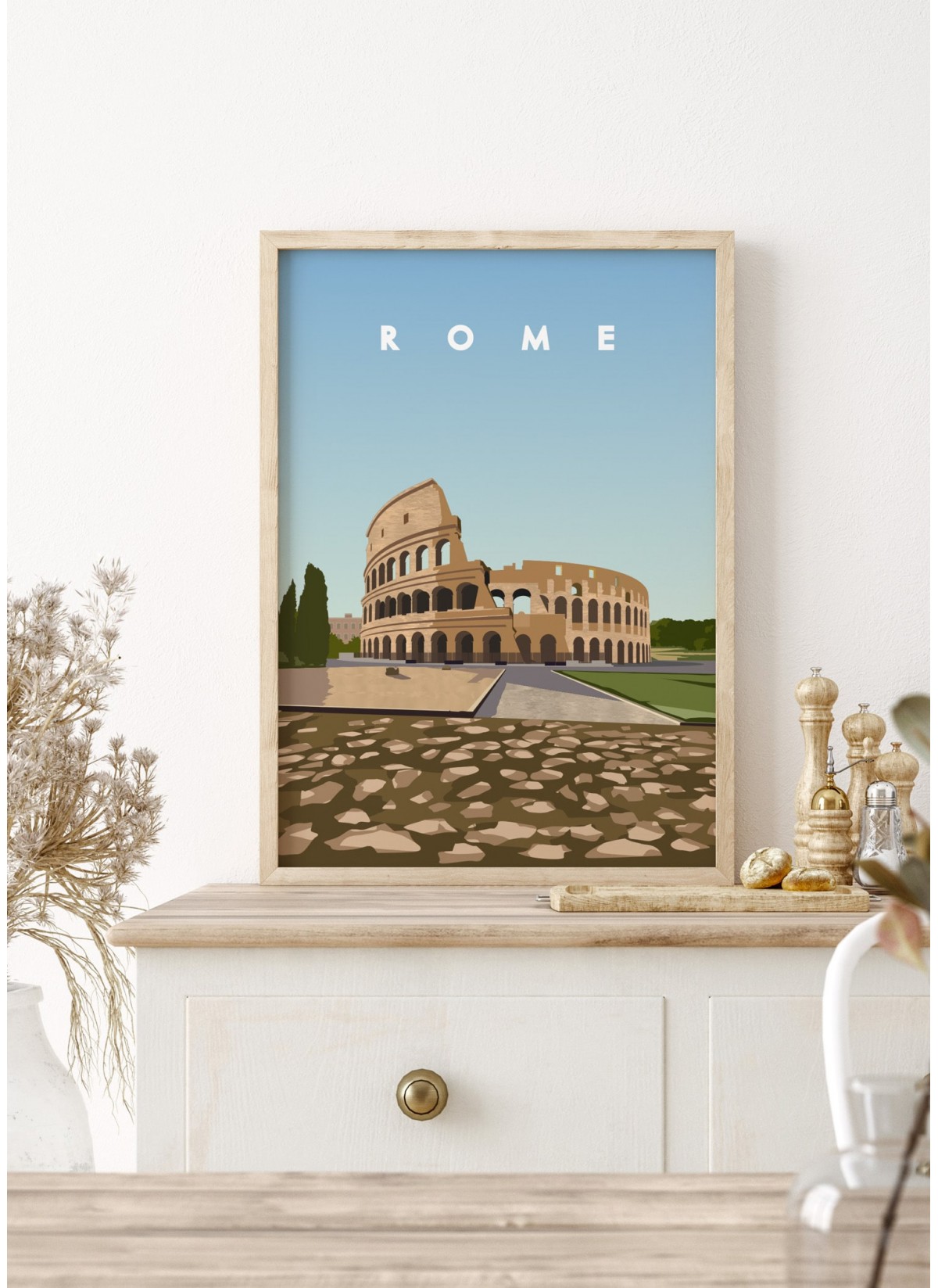 Affiche ville Rome