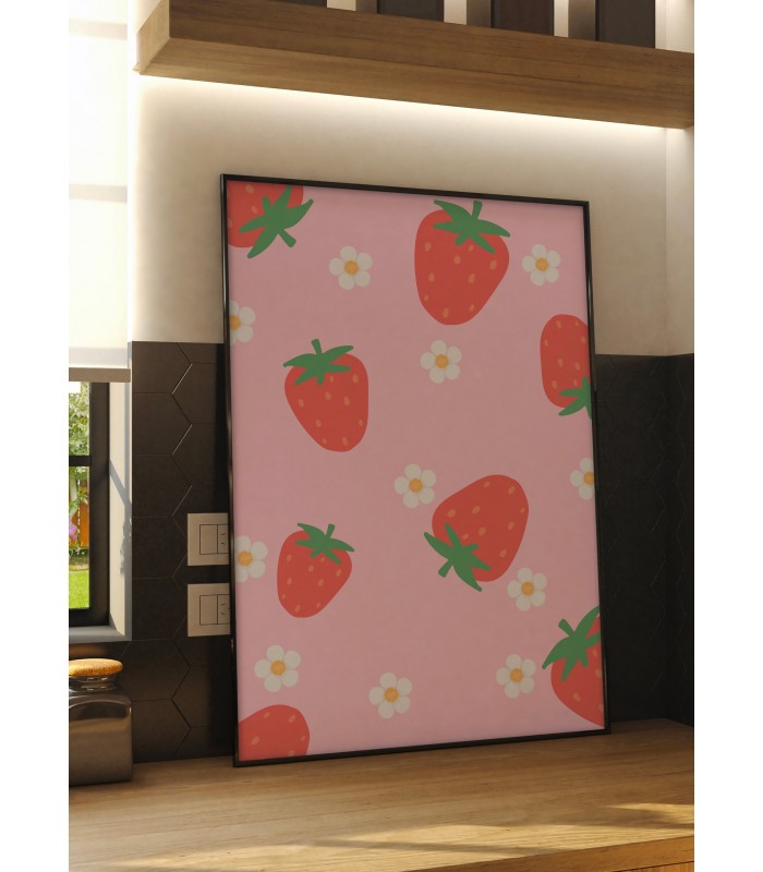 Affiche Fraises