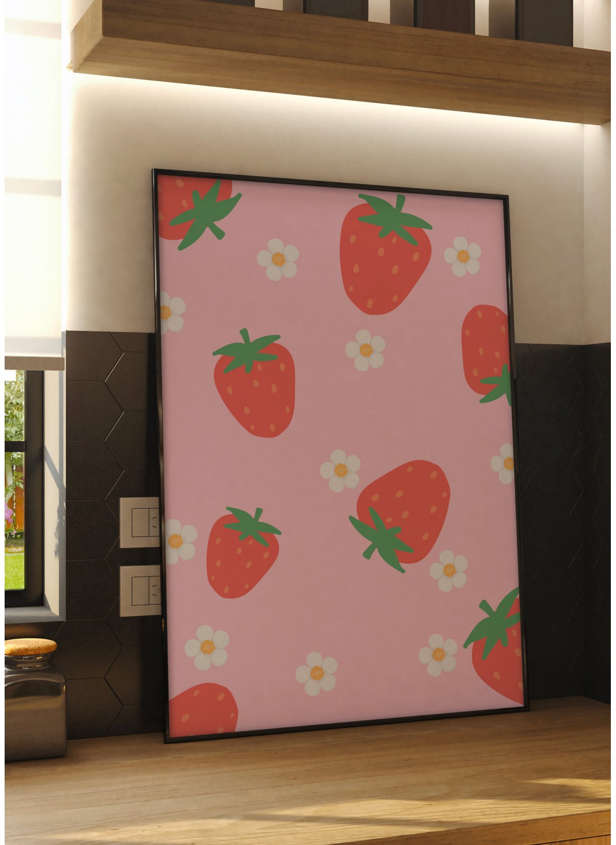 Affiche Fraises