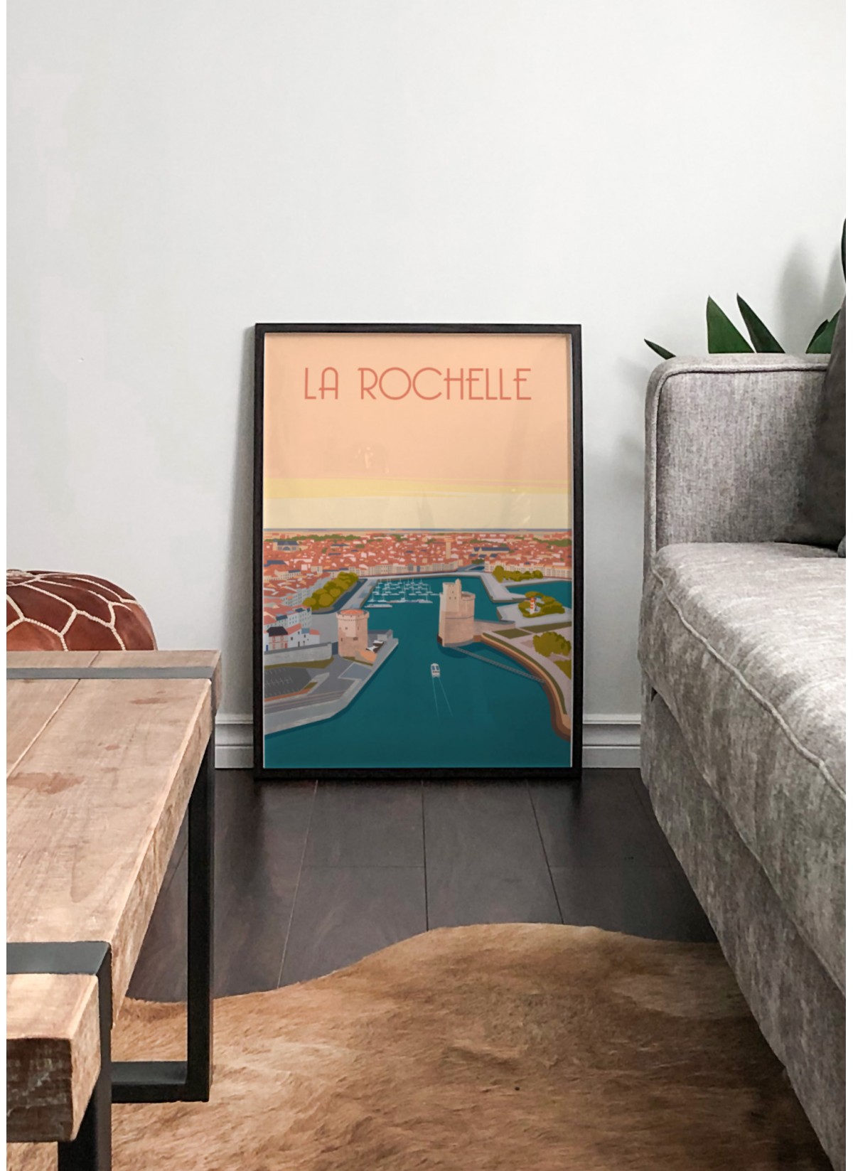 Affiche ville La Rochelle 4