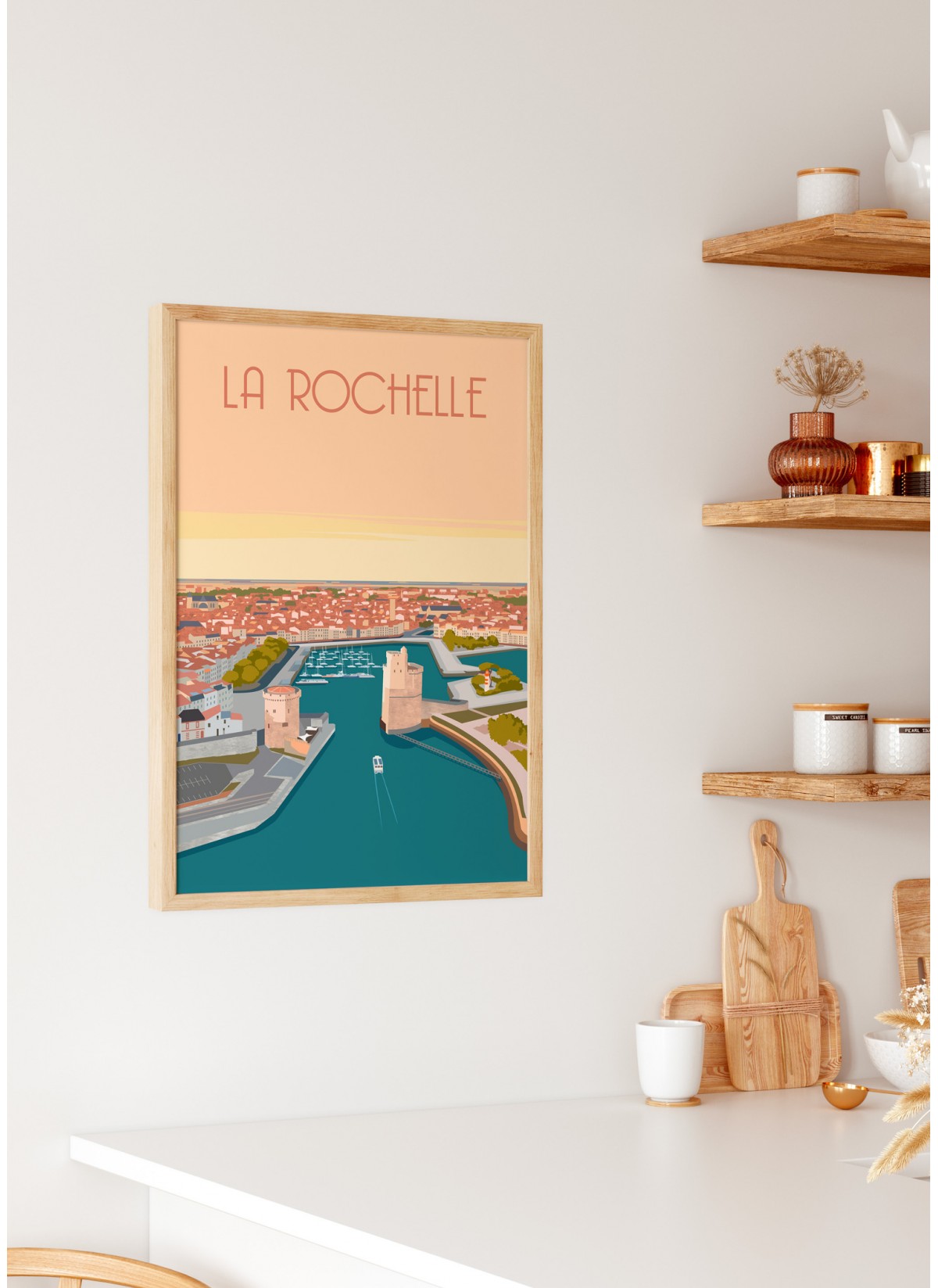 Affiche ville La Rochelle 4