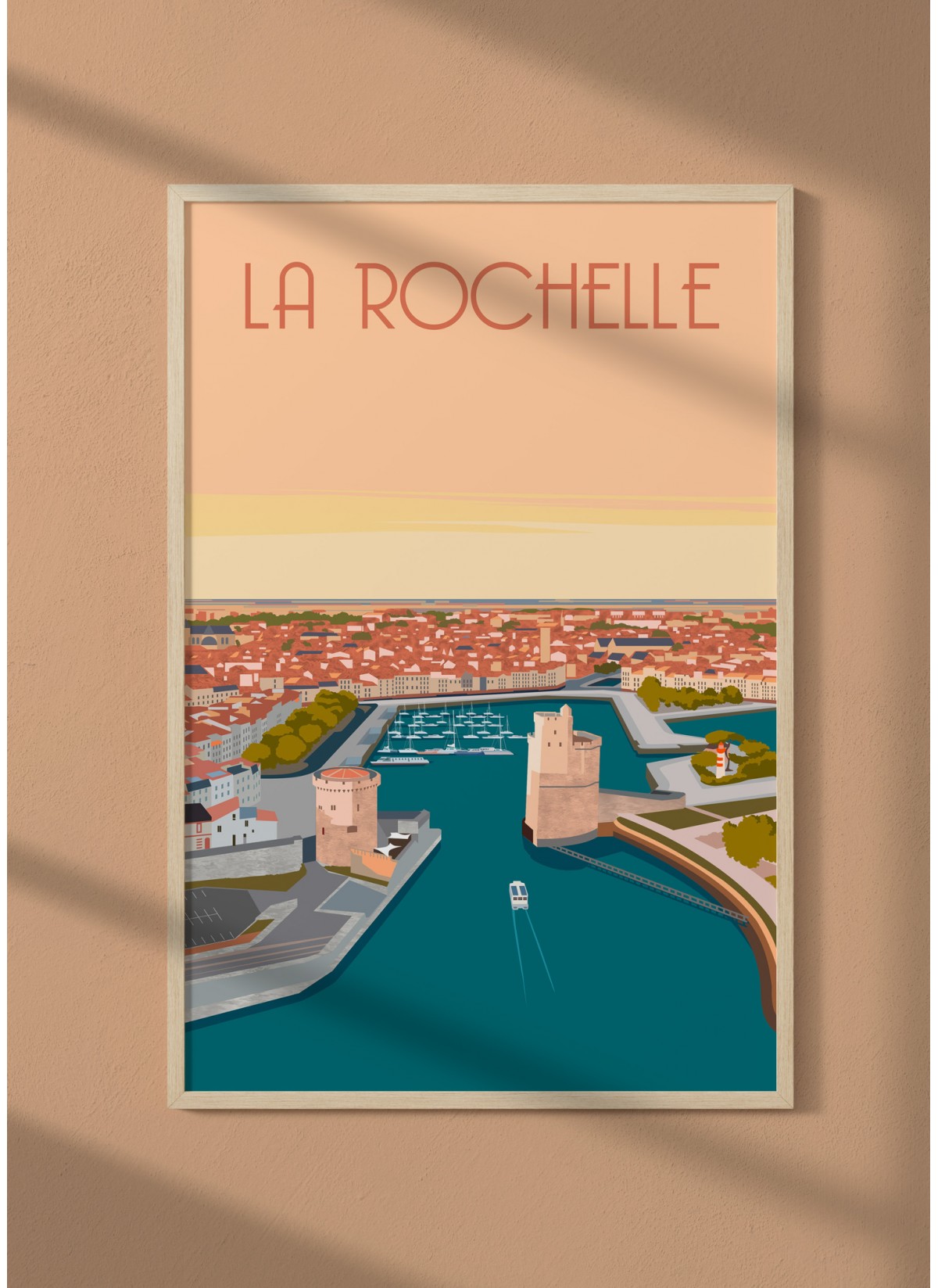 Affiche ville La Rochelle 4