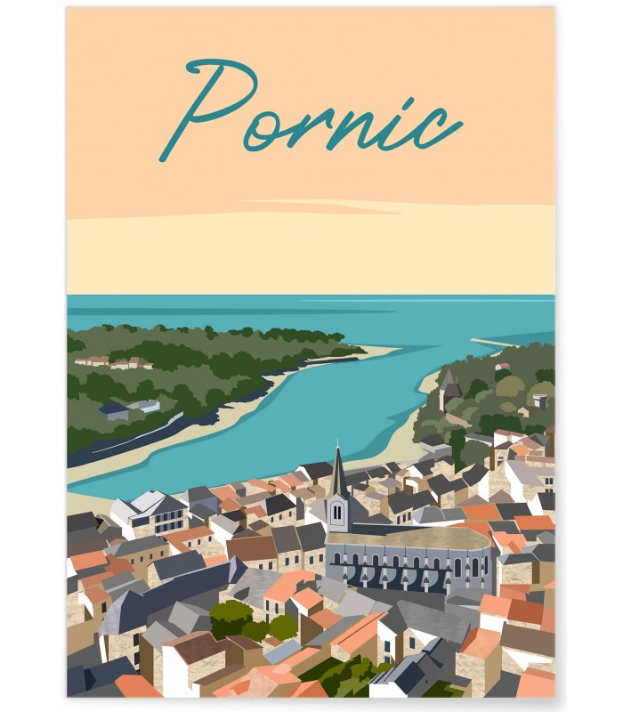 Affiche ville Pornic 2