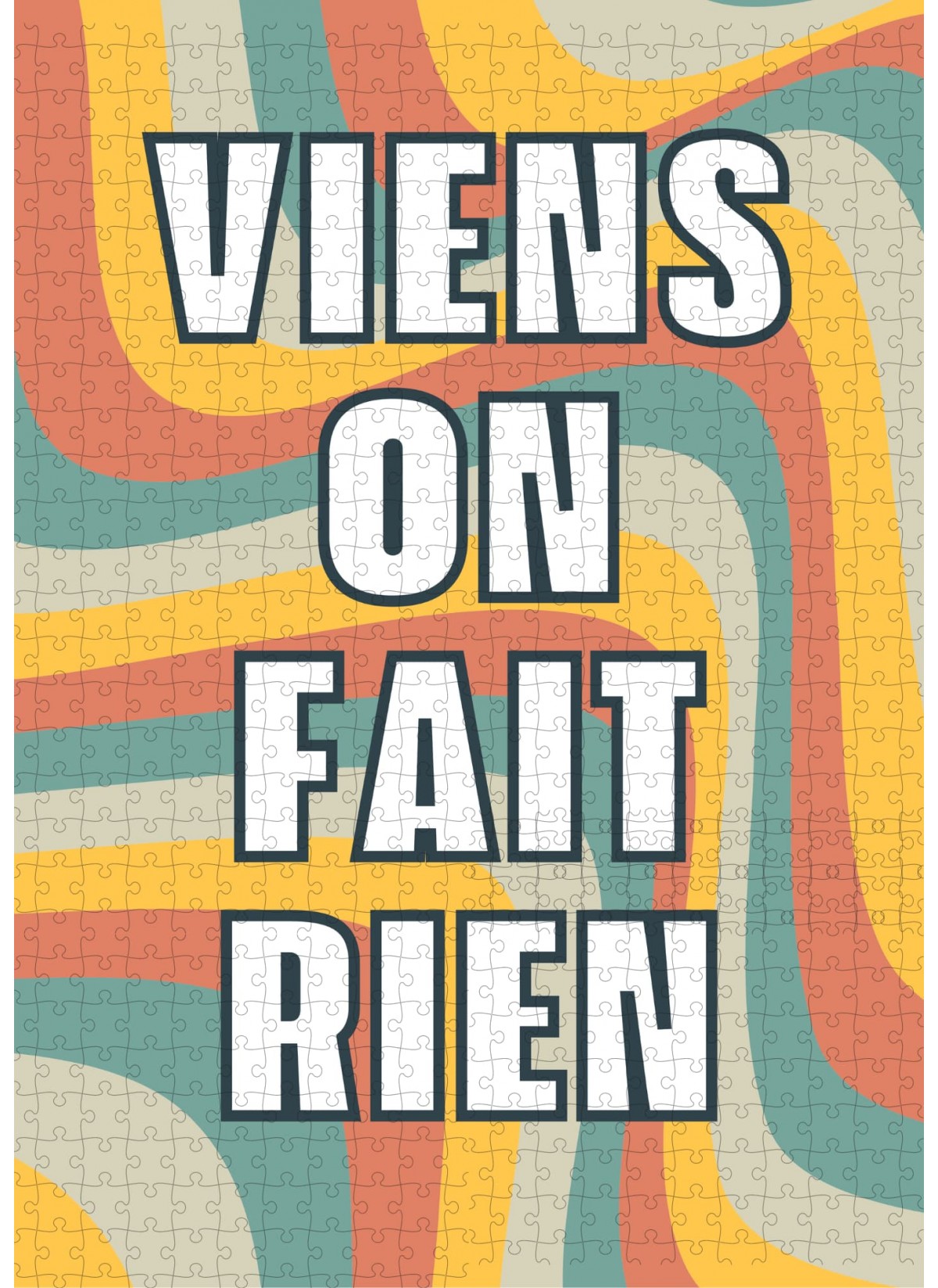 Puzzle "Viens on fait rien" | 500 pièces