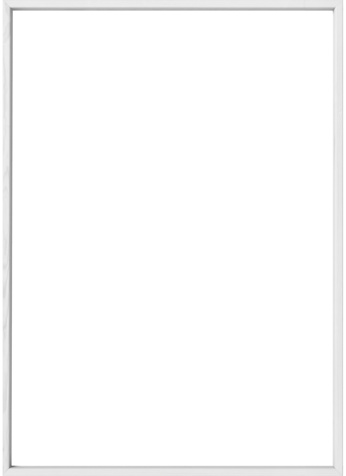 Cadre bois blanc pour PUZZLE|  L’Afficherie