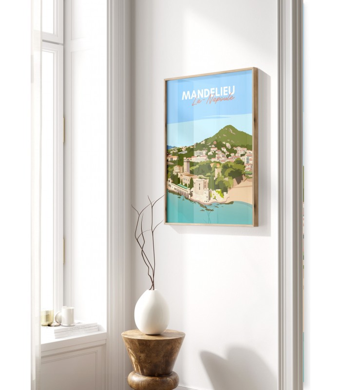 Affiche ville Mandelieu-la-Napoule