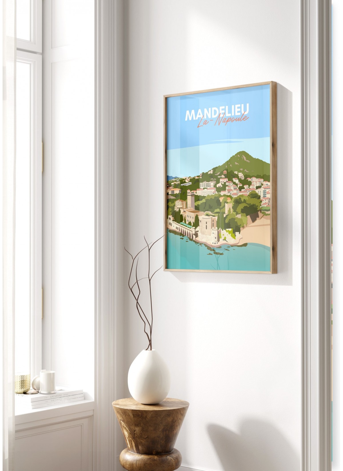 Affiche ville Mandelieu-la-Napoule