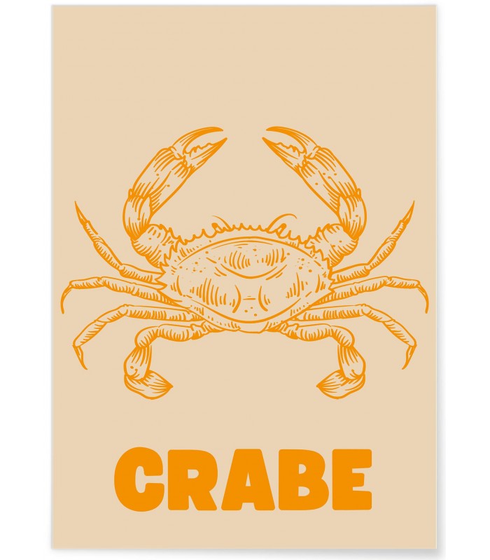 Affiche Crabe