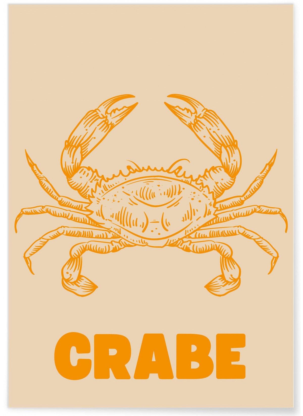 Affiche Crabe
