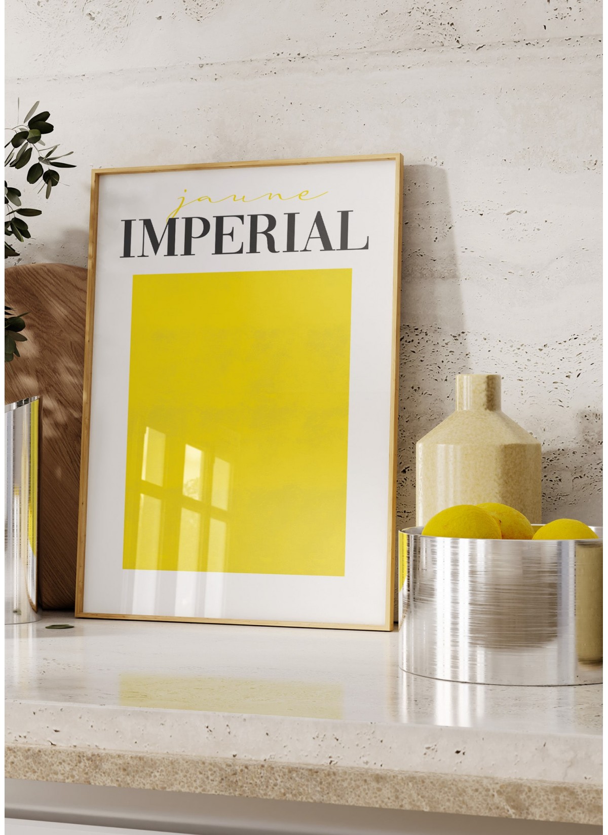 Affiche Jaune Impérial