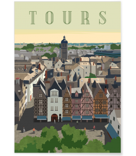 Affiche ville Tours 3