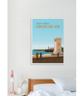 Affiche ville Saint-Gilles-Croix-de-Vie