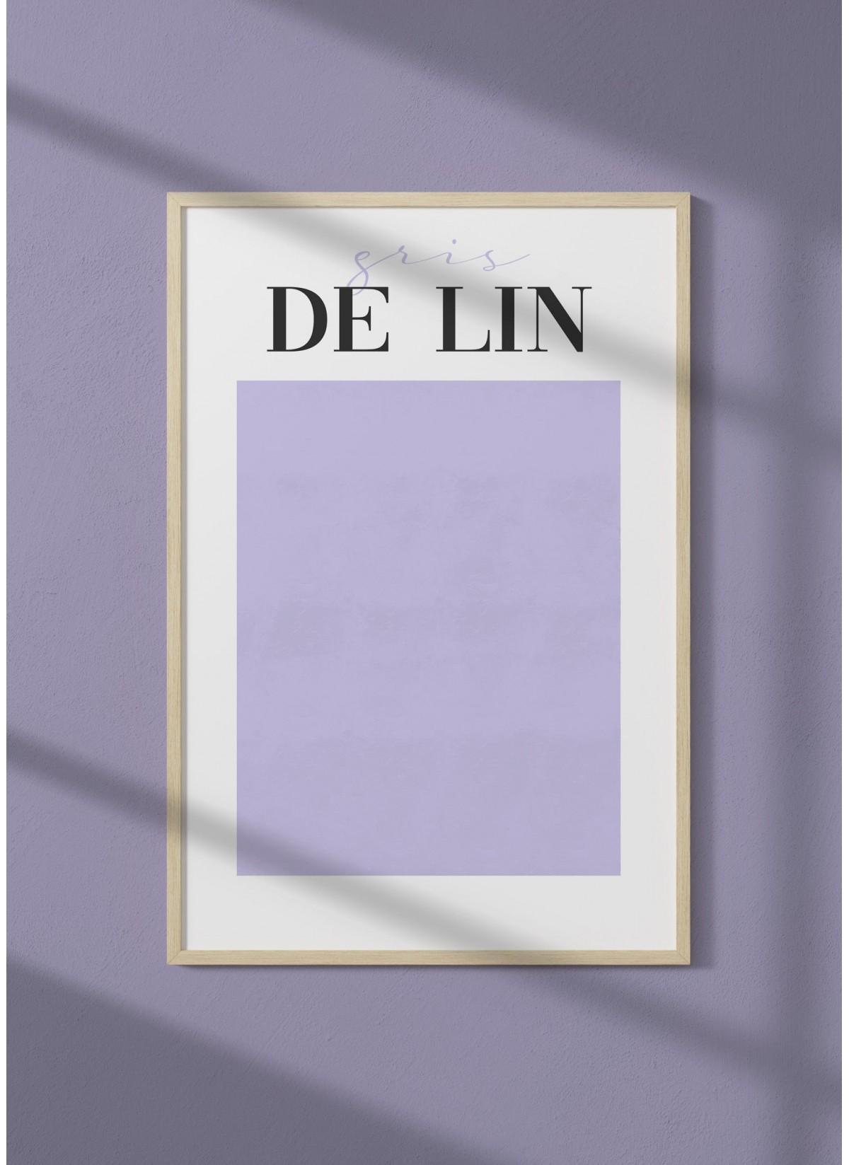 Affiche Gris de Lin