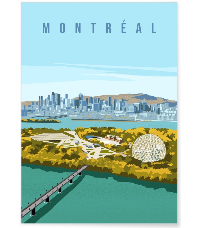 Affiche ville Montréal