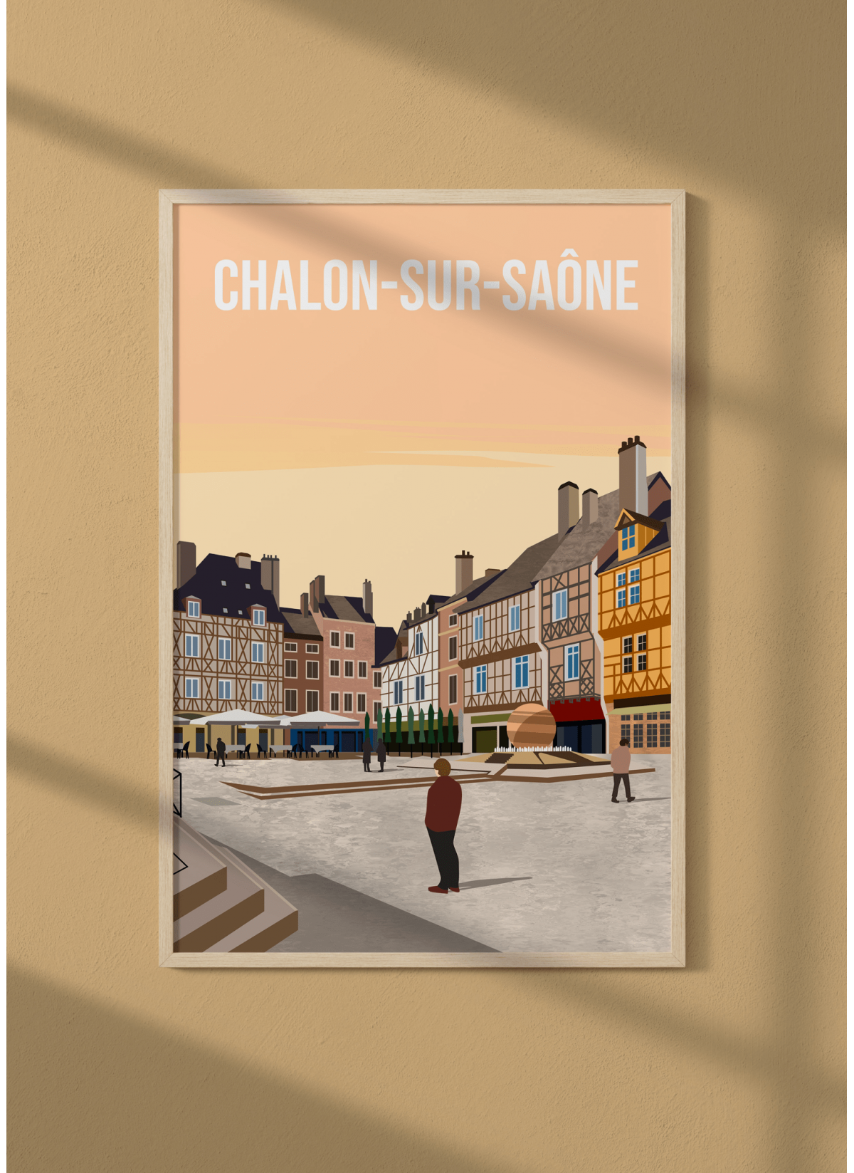 Affiche ville Chalon-sur-Saône