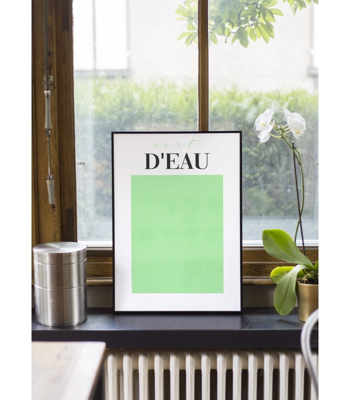 Affiche Vert d'Eau