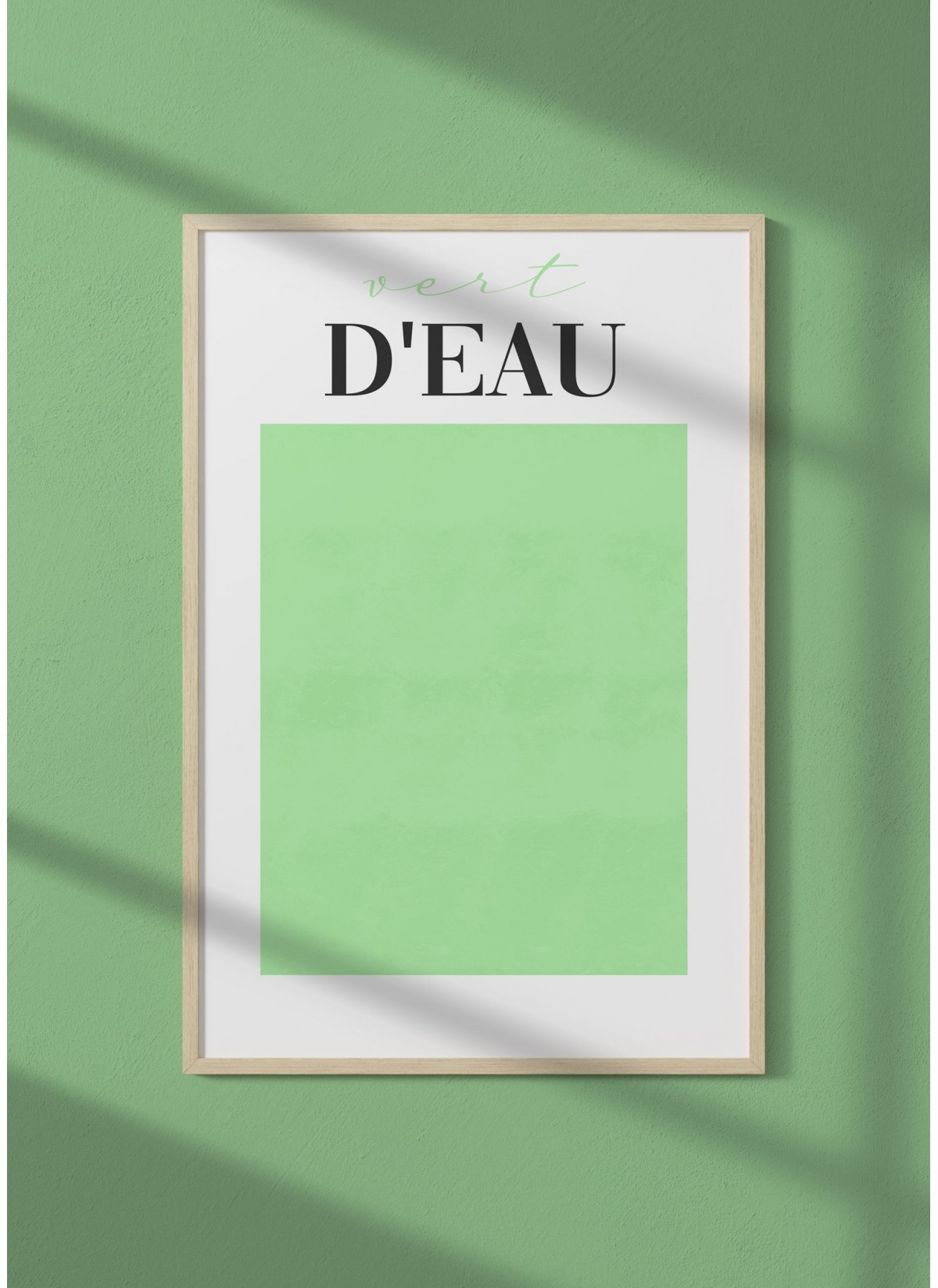 Affiche Vert d'Eau
