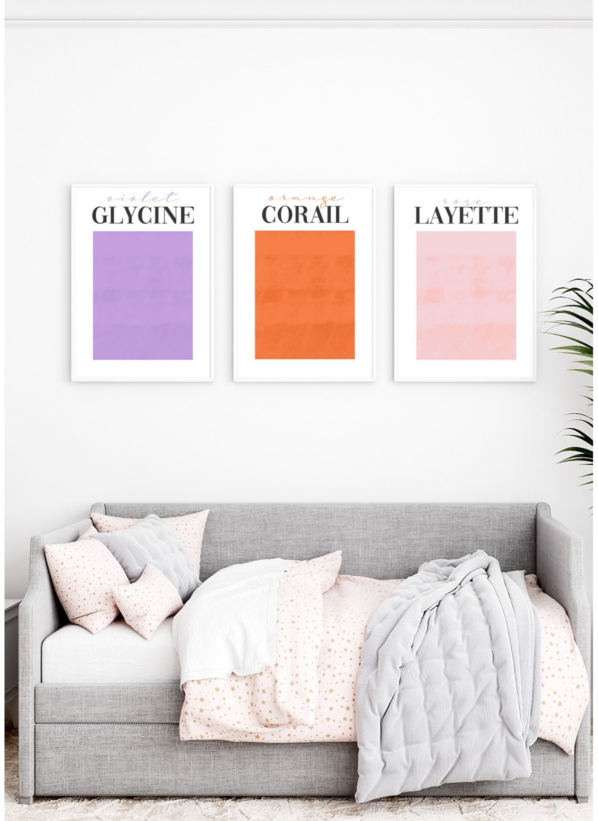 Affiche Violet Glycine