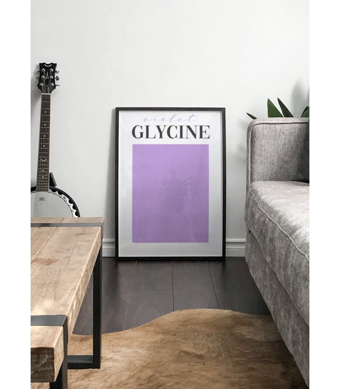 Affiche Violet Glycine