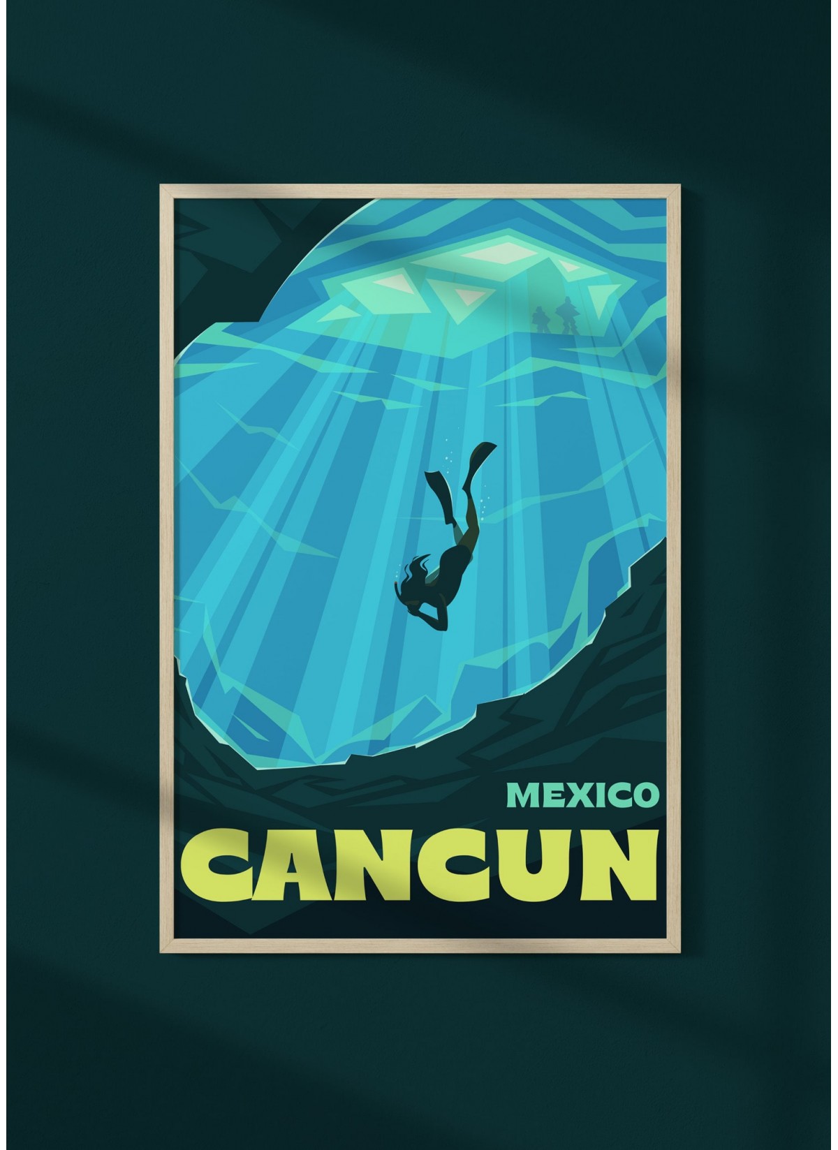 Affiche ville Cancún