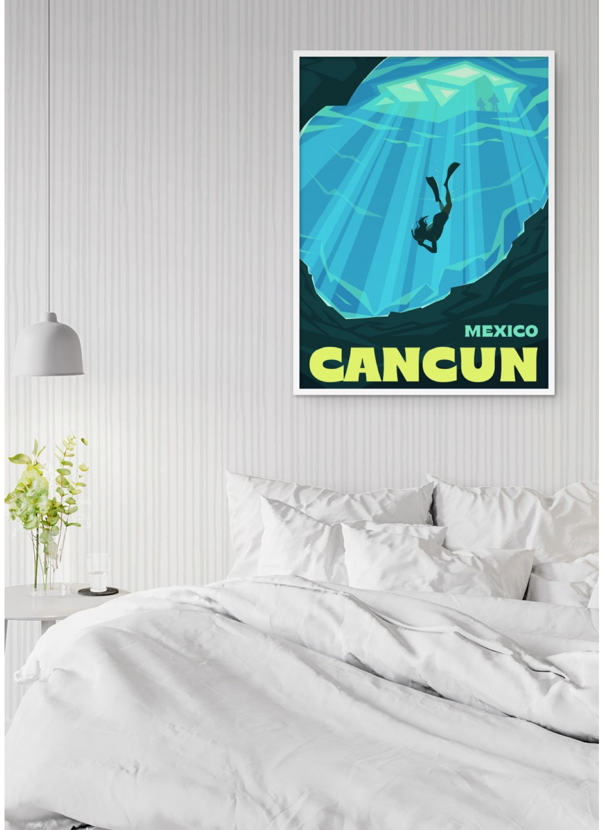 Affiche ville Cancún
