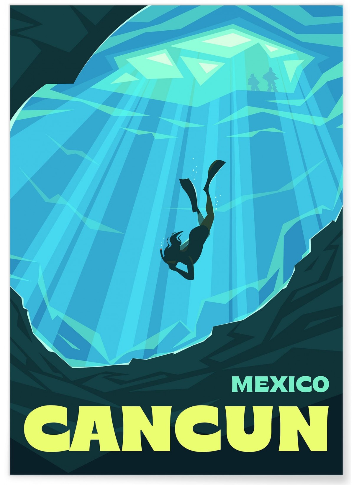 Affiche ville Cancún