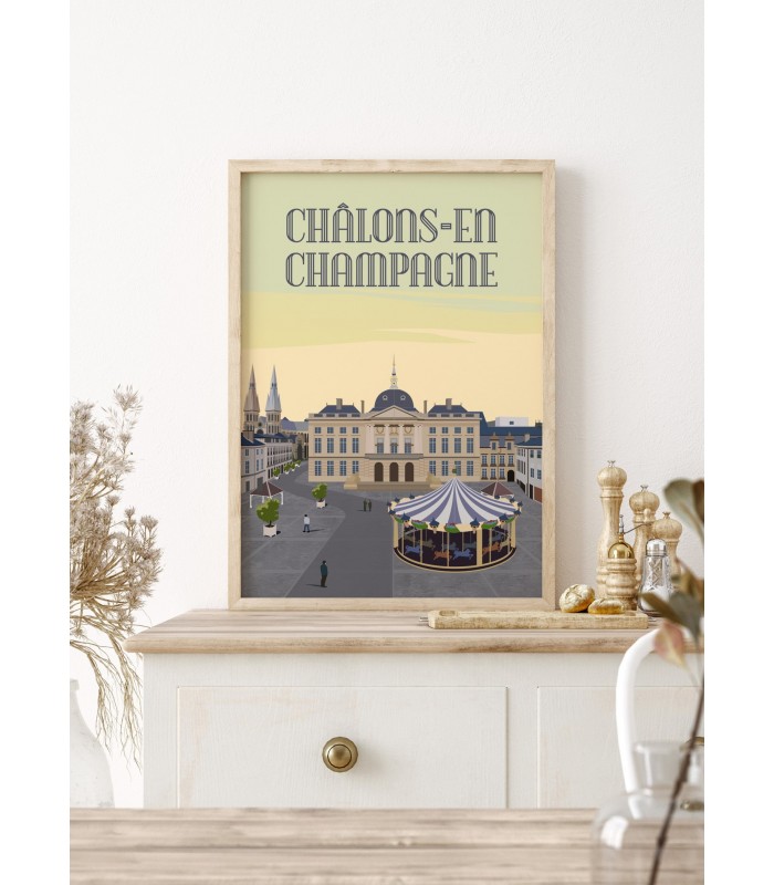 Affiche ville Châlons-en-Champagne