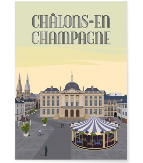 Affiche ville Châlons-en-Champagne