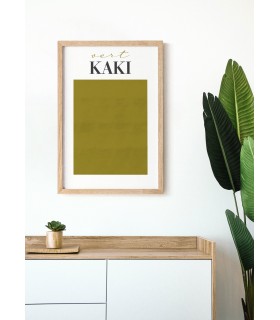 Affiche Vert Kaki