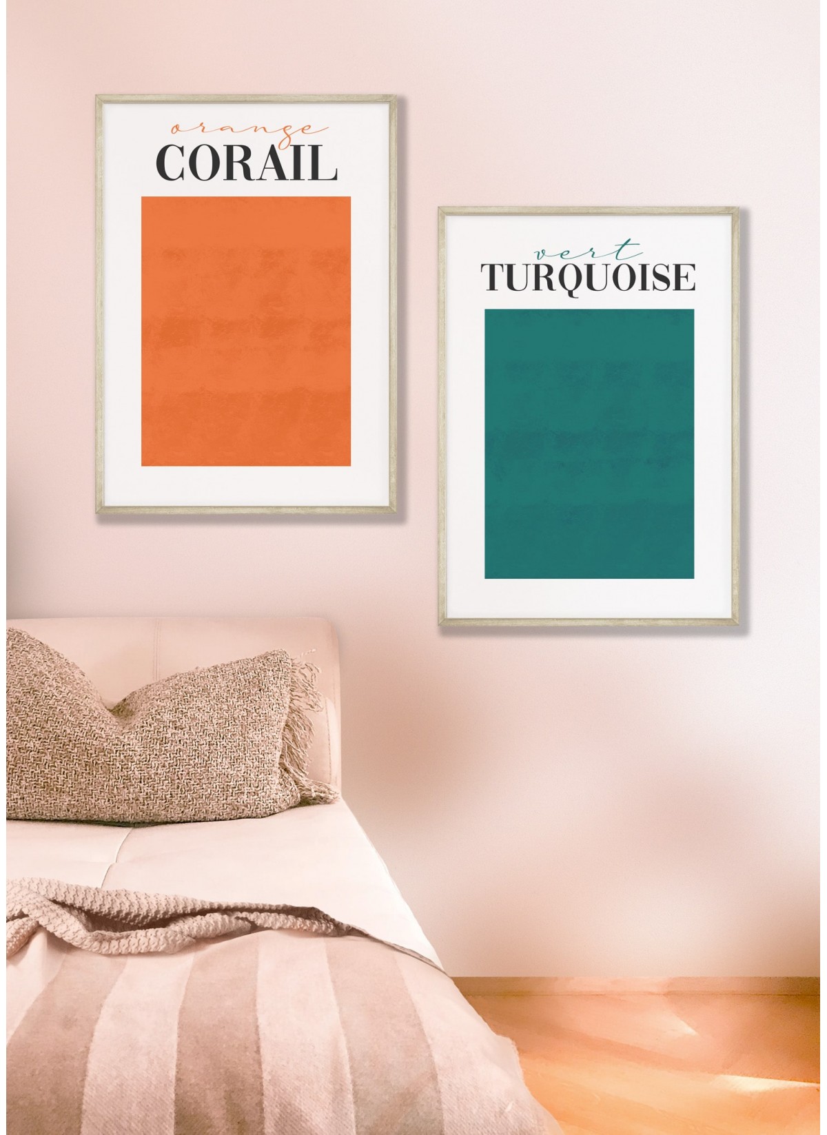Affiche Orange Corail