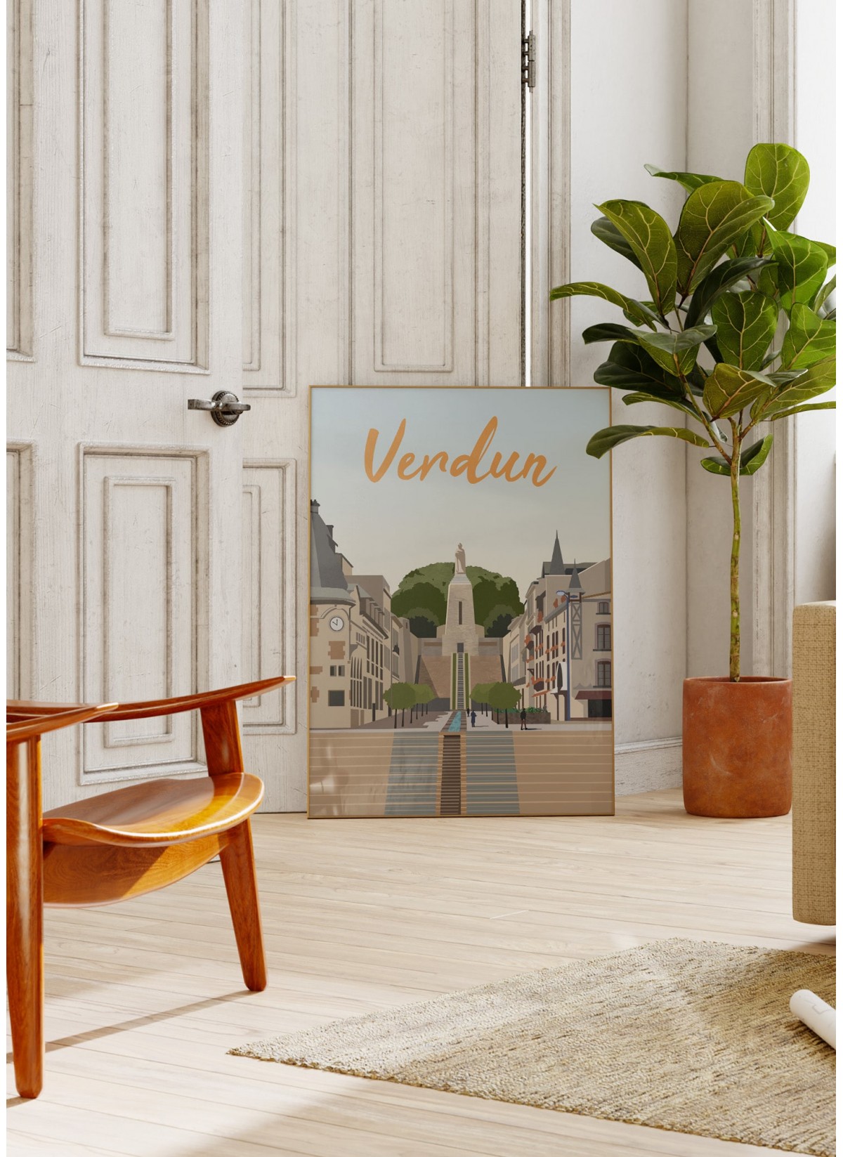 Affiche ville Verdun