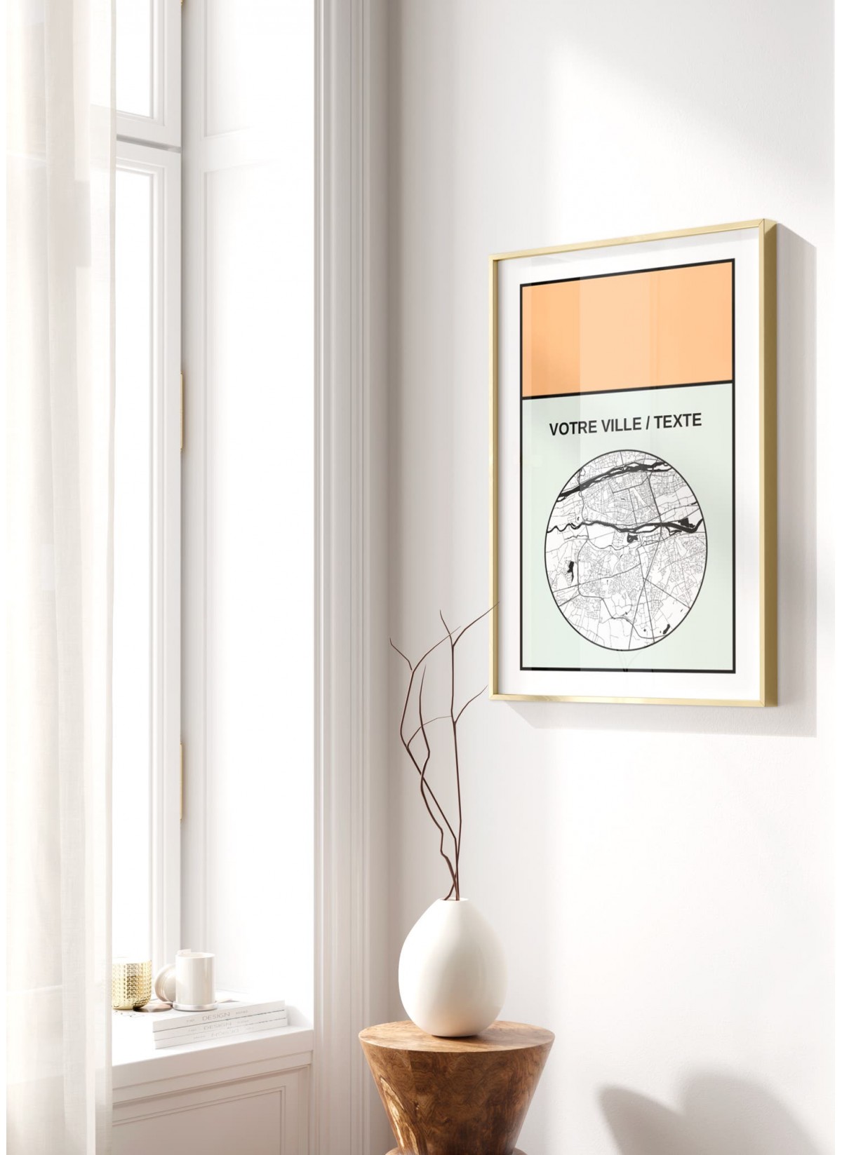 Affiche carte de ville : créez votre carte personnalisée | L’Afficherie