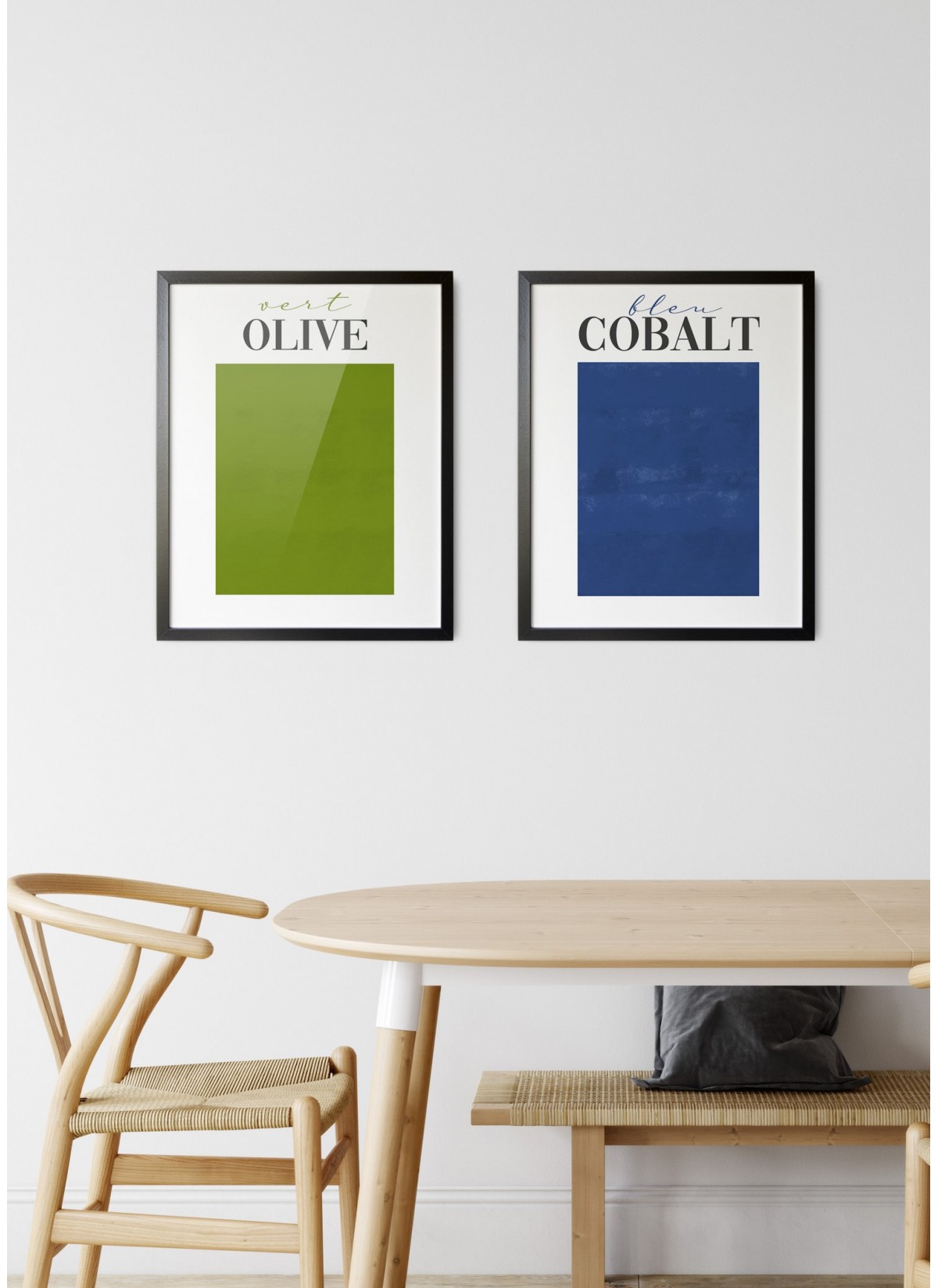 Affiche Vert Olive