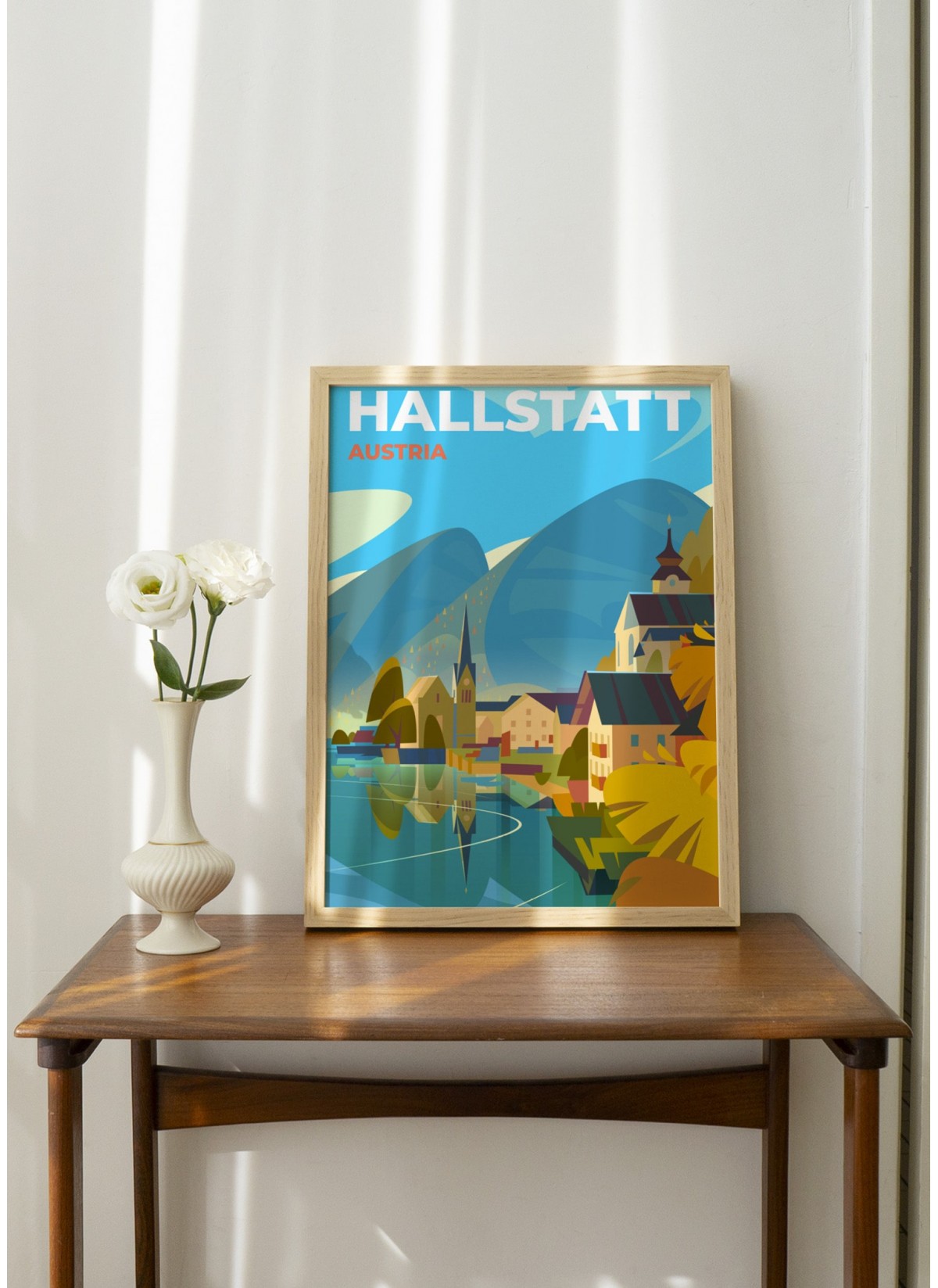 Affiche Autriche - Hallstatt