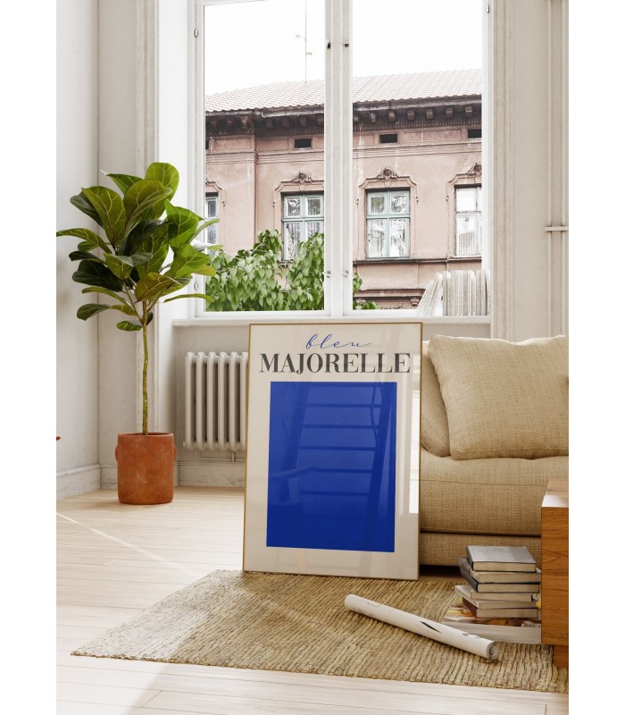 Affiche Bleu Majorelle