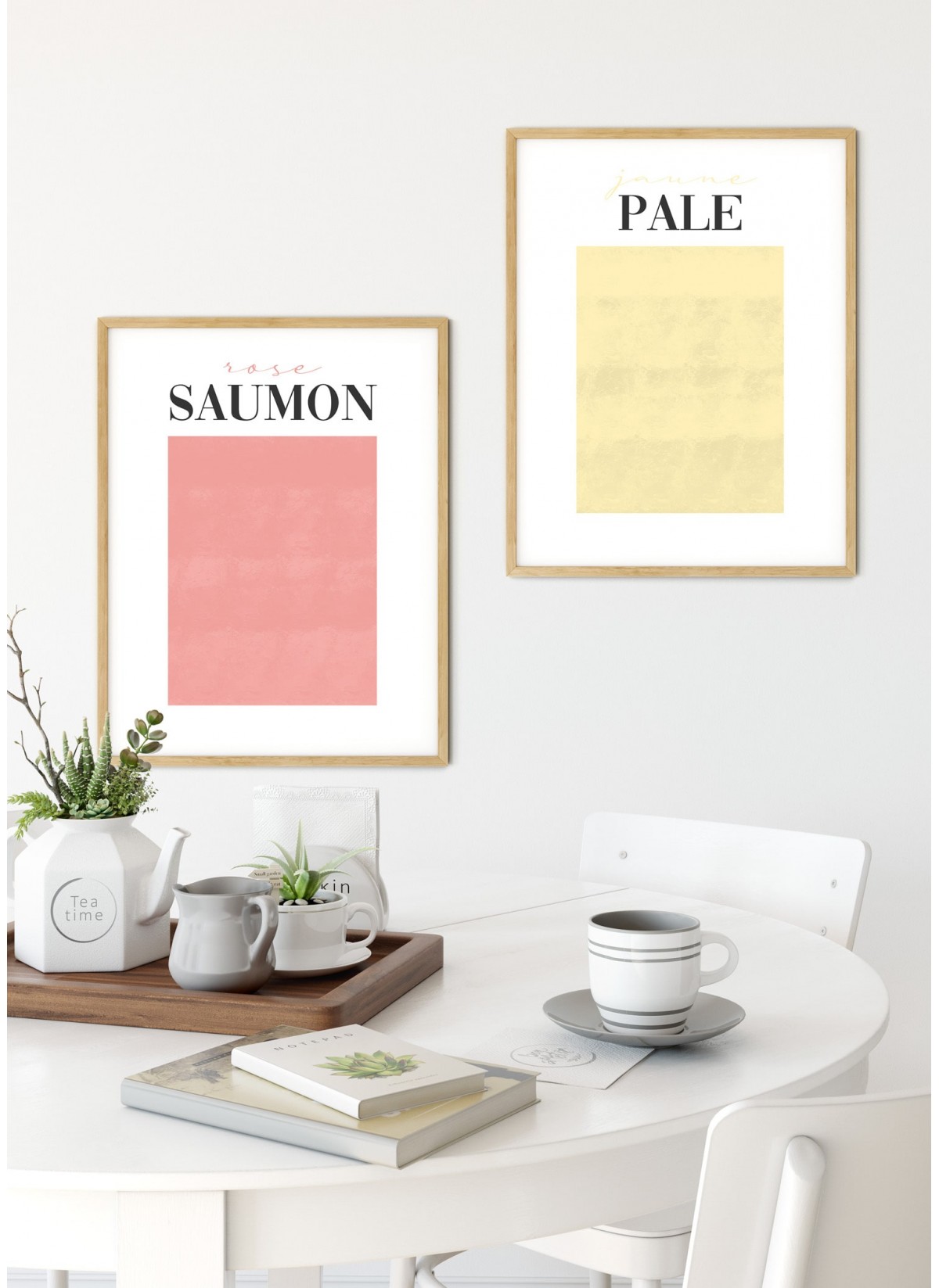Affiche Rose Saumon
