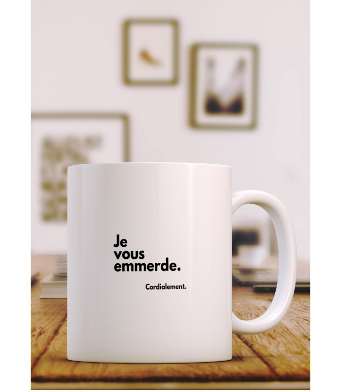 Mug Je vous emmerde