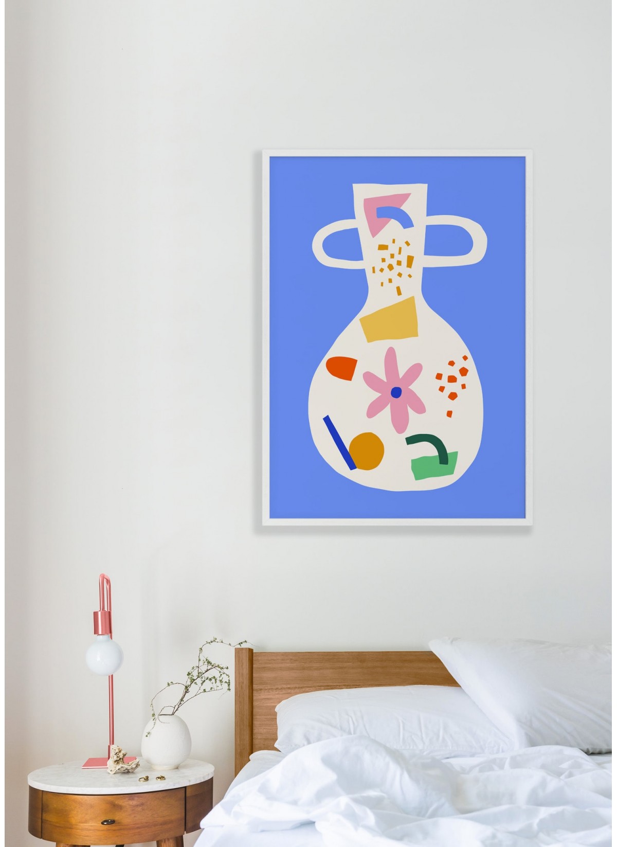 Affiche Le vase de couleurs