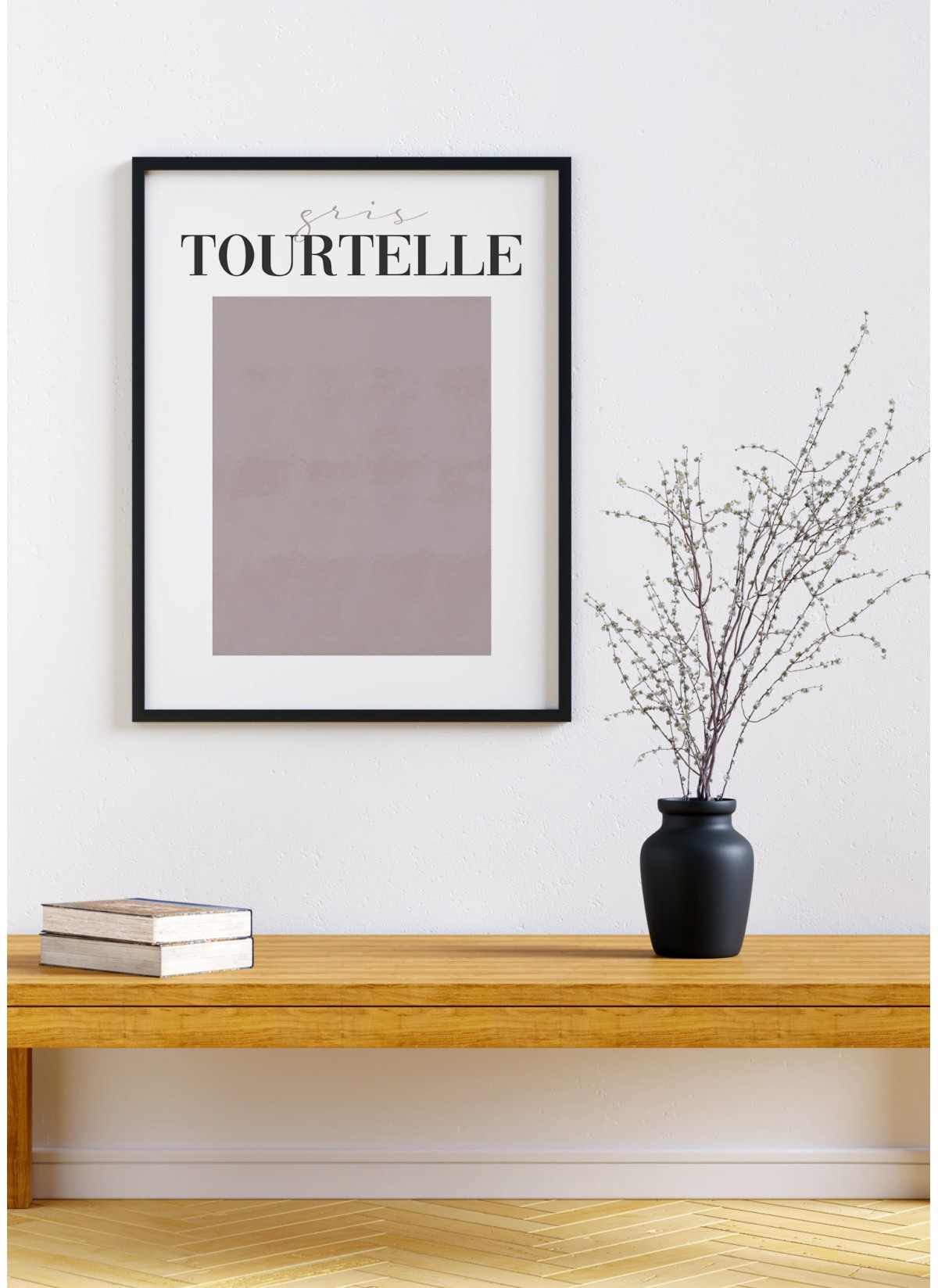 Affiche Gris Tourtelle