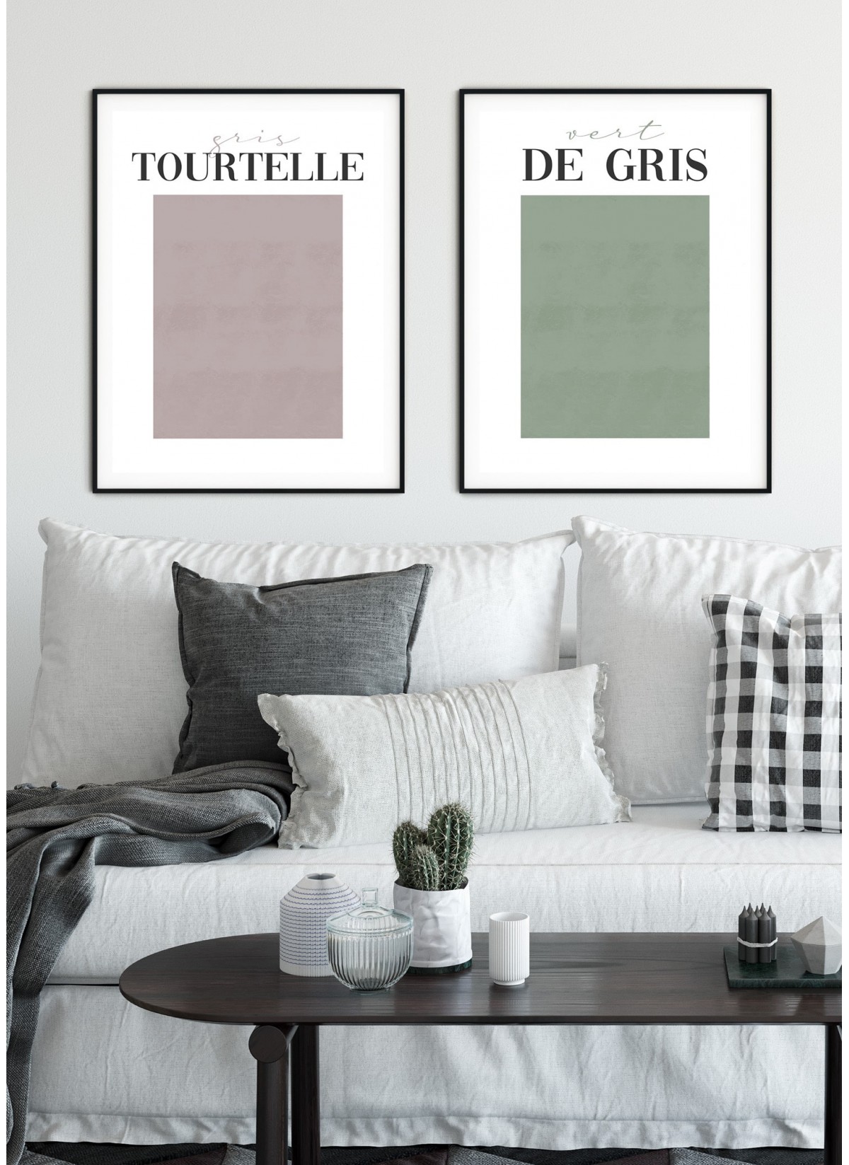 Affiche Gris Tourtelle