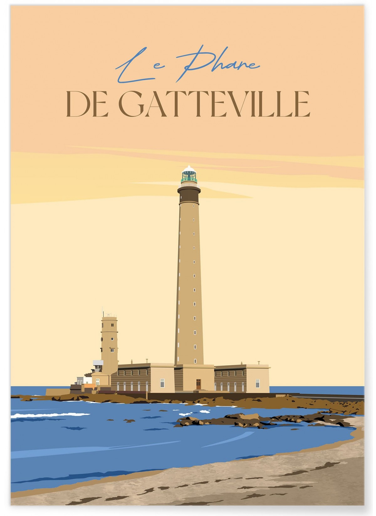 Affiche Le Phare de Gatteville