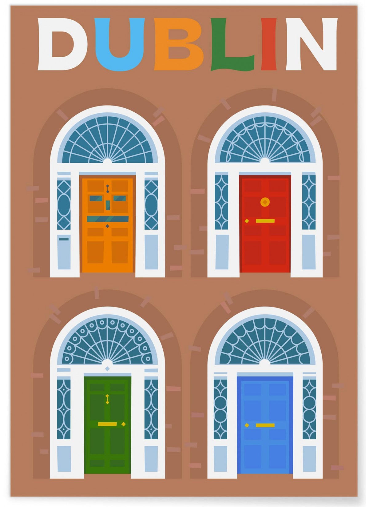 Affiche ville Dublin 2