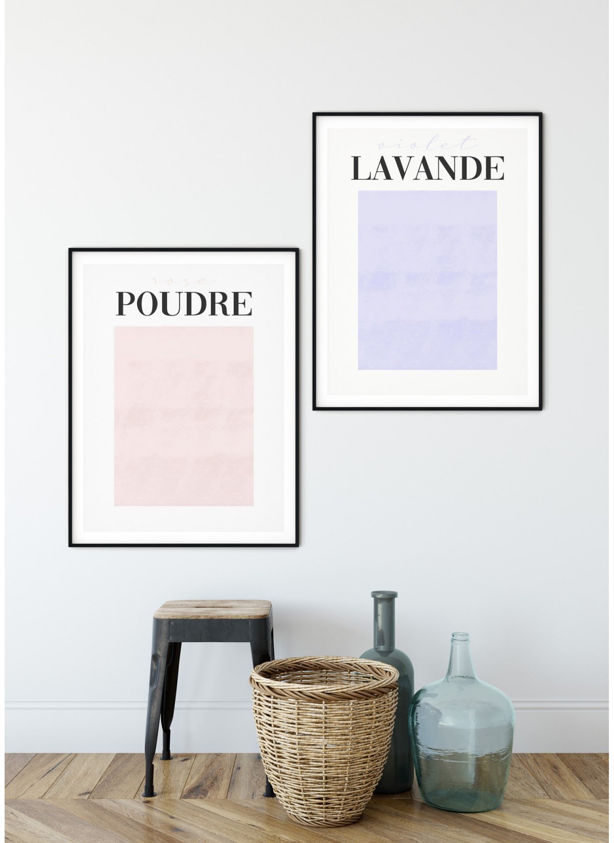 Affiche Violet Lavande