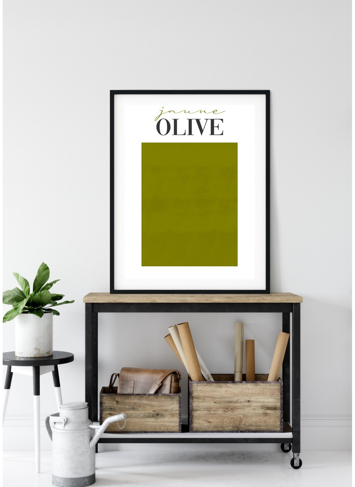 Affiche Jaune Olive