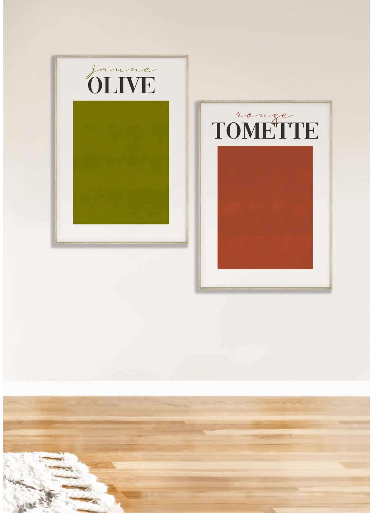 Affiche Jaune Olive