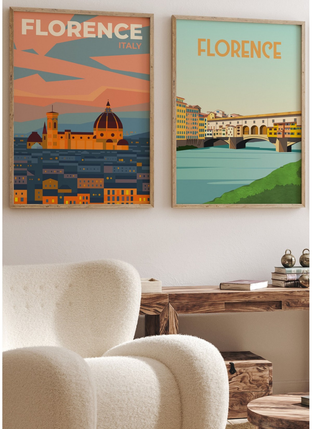 Affiche ville Florence 2