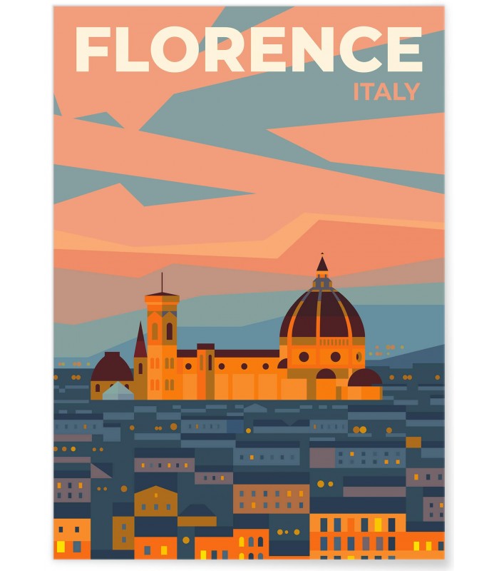 Affiche ville Florence 2