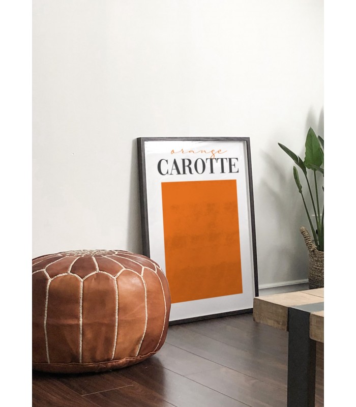 Affiche Orange Carotte